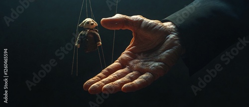 Hands Holding a Puppet: Professional Expression of Emotion