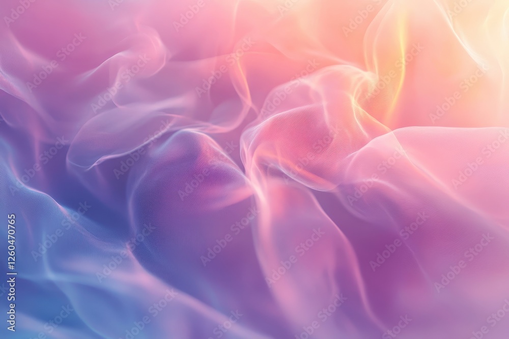 Obraz premium Abstract Pink Purple Orange and Blue Flowing Background Texture