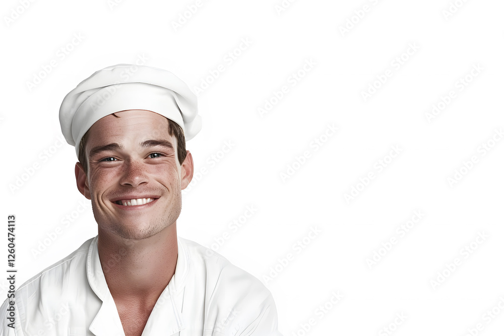 Portrait young smiling sailor man in a uniform, isolated on white background
Portrait young smiling sailor man in a uniform, isolated on white background