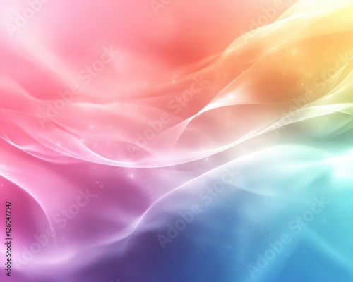 Abstract soft light gradients background with soft light gradients and gentle color transitions. Emphasizing soothing ambiance and artistic finesse, ideal for calming designs and elegant visuals.
