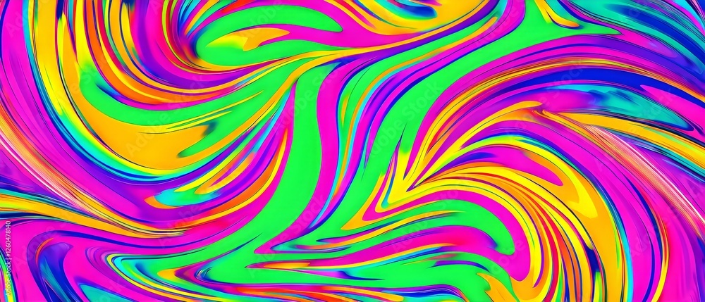 dynamic swirl pattern with vivid and contrasting psychedelic colors dynamic swirl pattern with vivid and contrasting psychedelic colors
