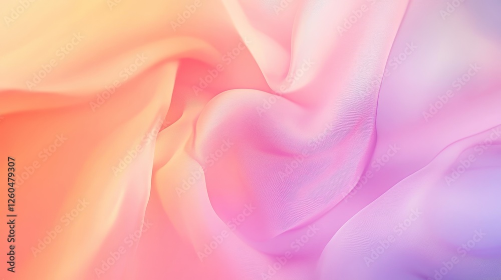 Obraz premium Pastel Fabric Draped Texture Background