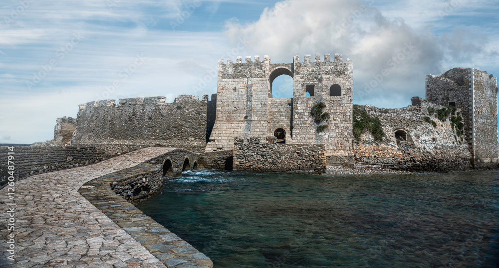 Obraz premium Venetian fortress in Greece 1209