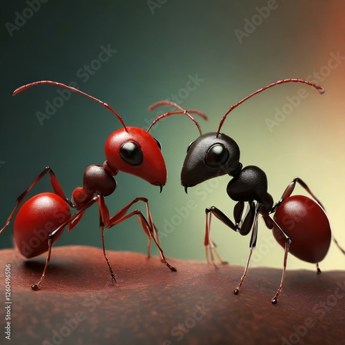 Close-up portrait of an ants