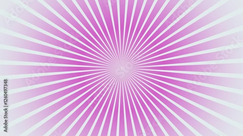 4K Pink Radiant Sunburst Background Animation - Dynamic Motion Graphics for Visual Effects