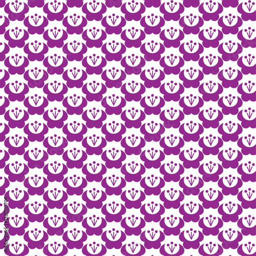 seamless pattern with beautiful flower