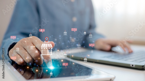 Digital marketing, local SEO, and consumer experience in online business reviews. Local business reviews and customer feedback system, showcasing star ratings for small businesses.