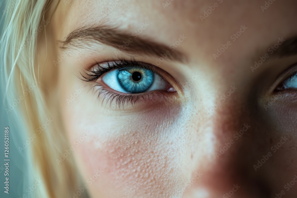 Close-up of a beautiful blonde woman. Close-up of a beautiful blonde woman.