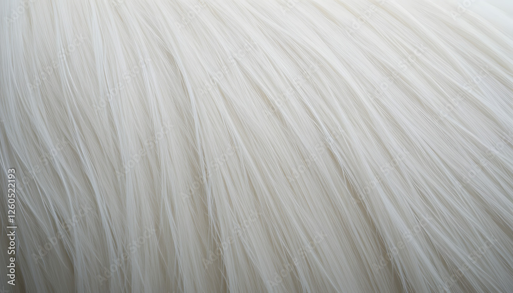 Obraz premium White fur texture