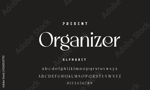 Lettering Fashion Designs. Modern elegant alphabet letters font and number. Minimalist typography fonts regular, typeface uppercase and lowercase.