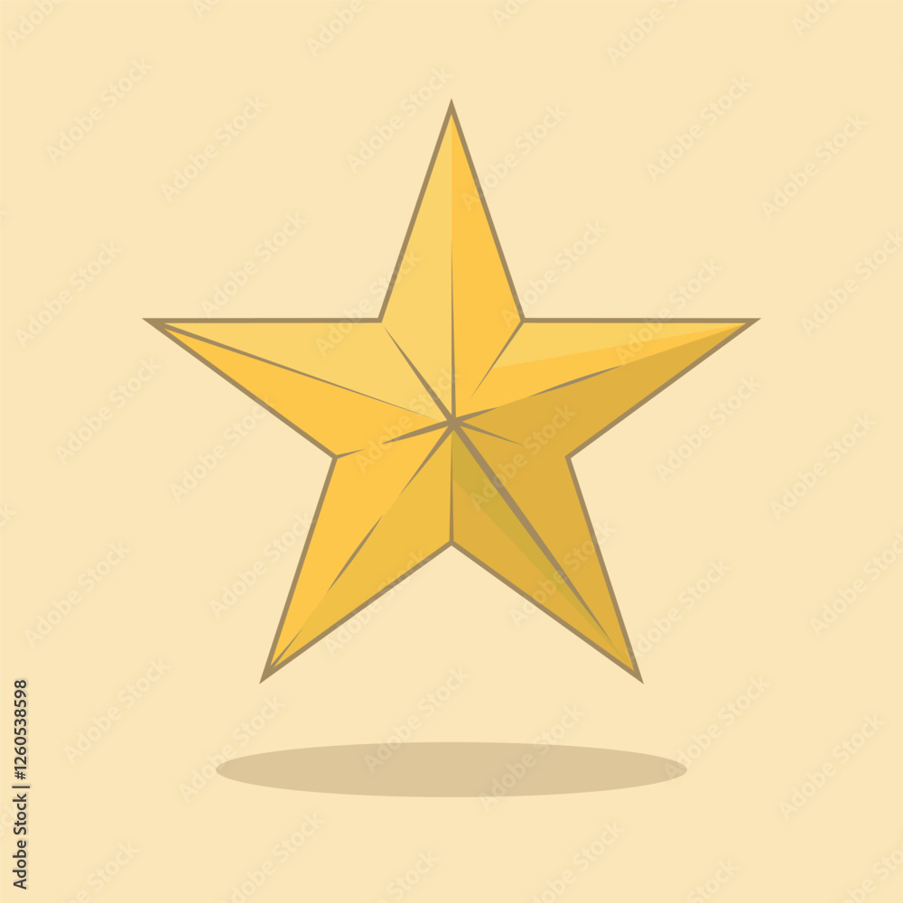 Obraz premium Star isolated on white background