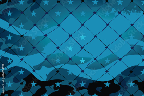 Design a seamless camouflage grid background pattern.  Use muted earth tones and subtle geometric shapes for a realistic, effective concealment effect.