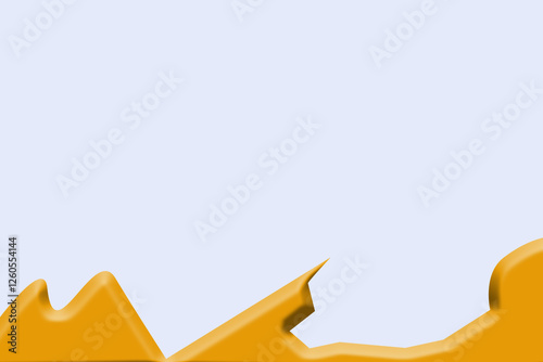 vector illustration of an abstract background with yellow 