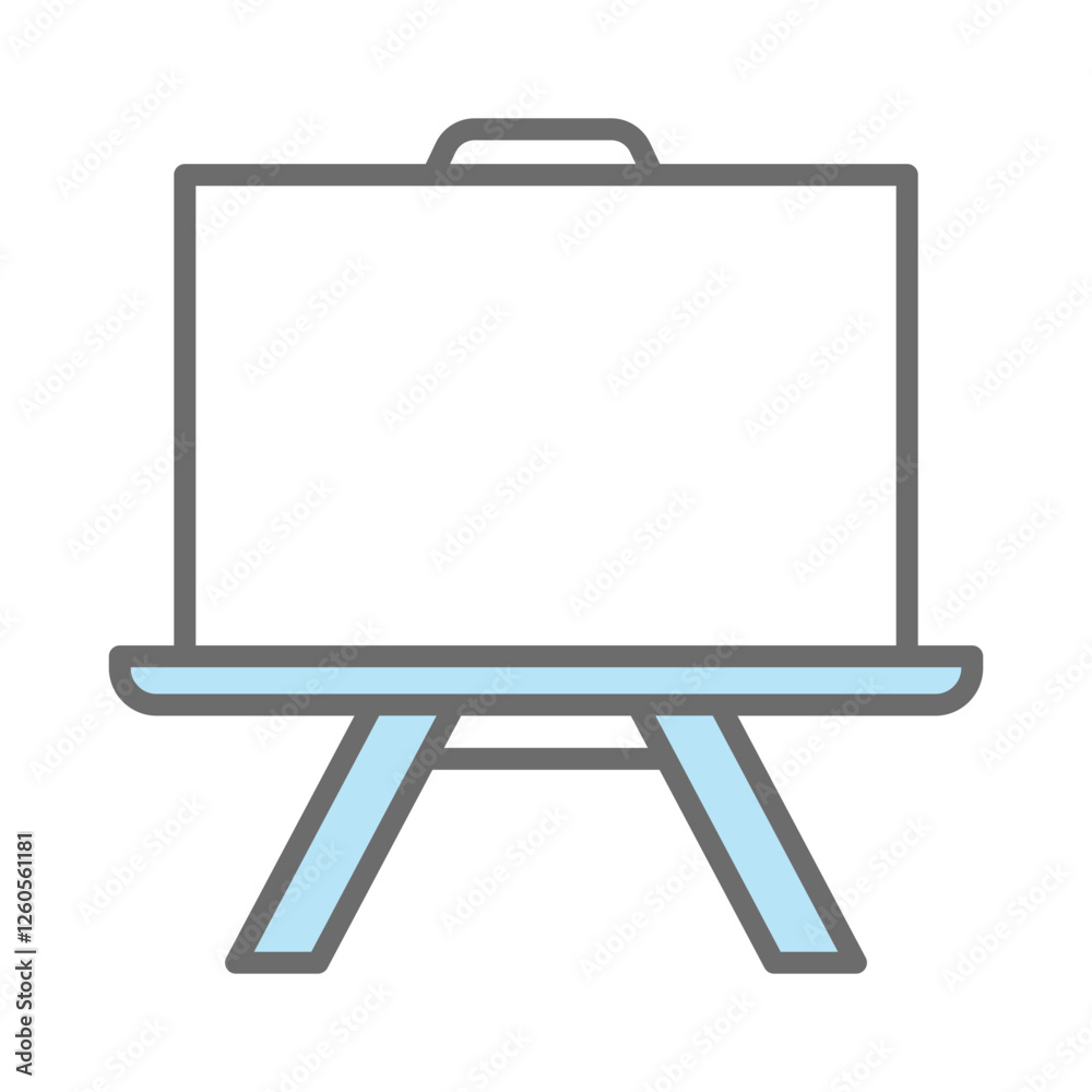 White board icon vector design template White board icon vector design template