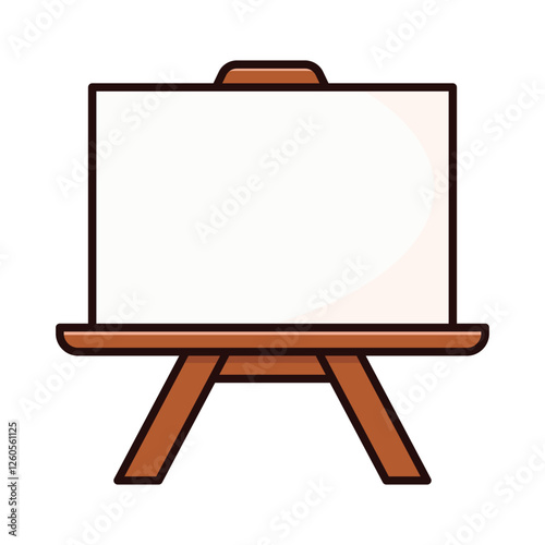 White board icon vector design template