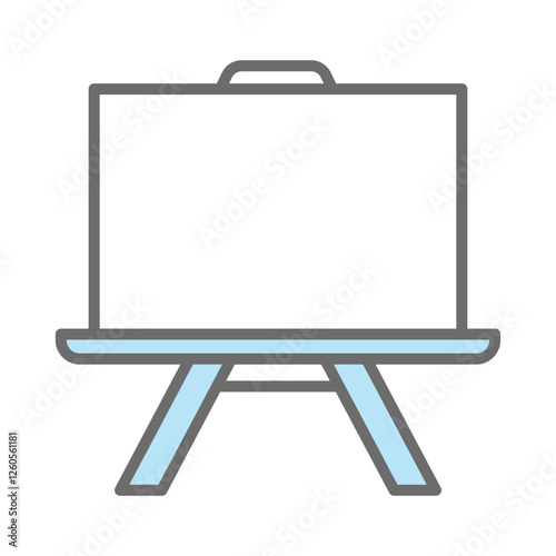 White board icon vector design template