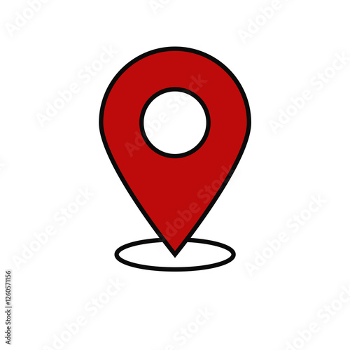 Free Download Location Red Clipart PNG Images, Red Location Icon Sign, - GFXLoad