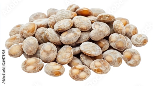 Pile of dried beans, close-up, studio shot. Use for food photography photo