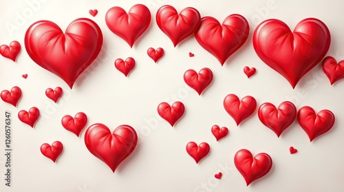 Valentine's day watercolor background design