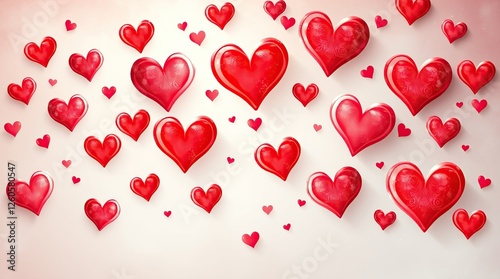 Valentine's day watercolor background design