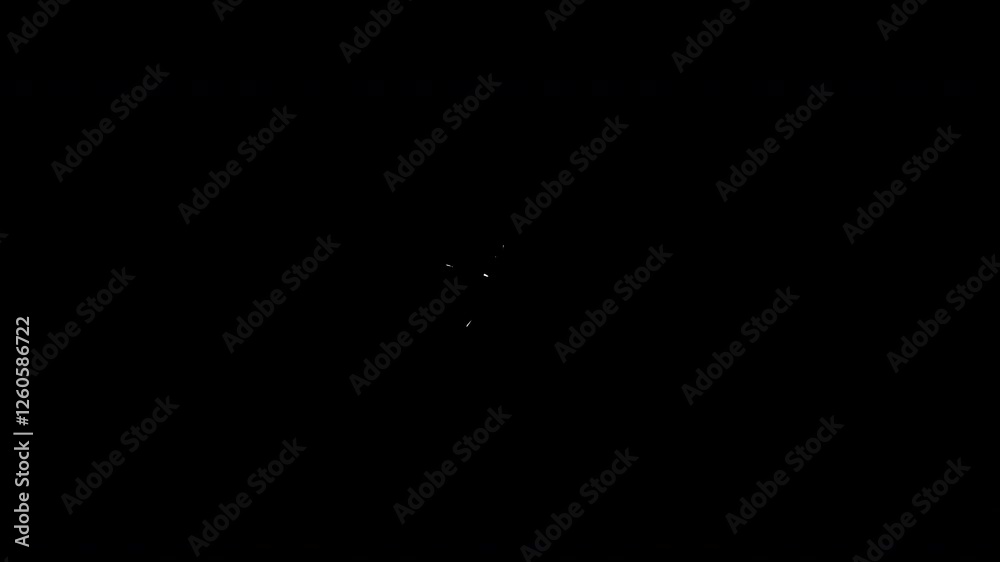 Starry sky in White lines radiating from a point Starry sky in White lines radiating from a point