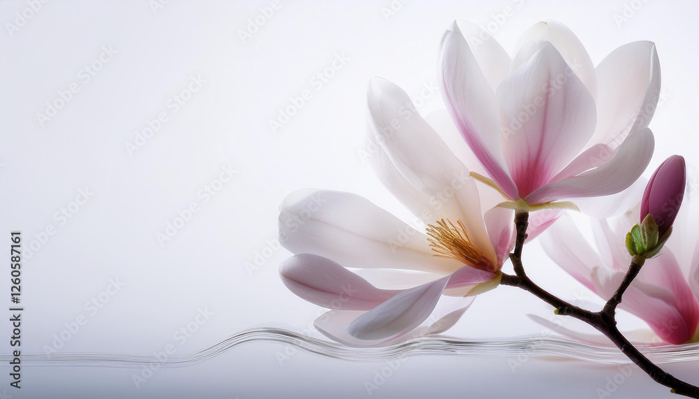 Obraz premium ReferenSpring flower Magnolia