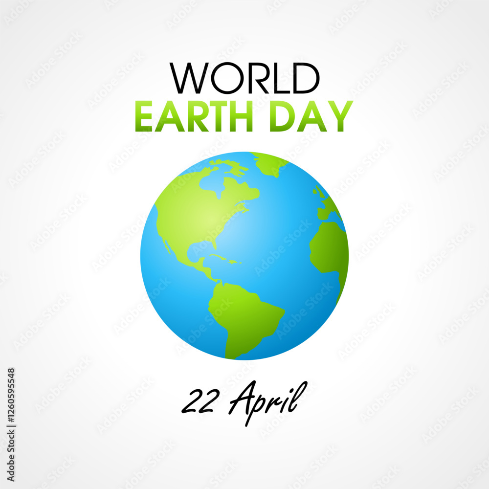 vector graphic of world earth day ideal for world earth day celebration. vector graphic of world earth day ideal for world earth day celebration.
