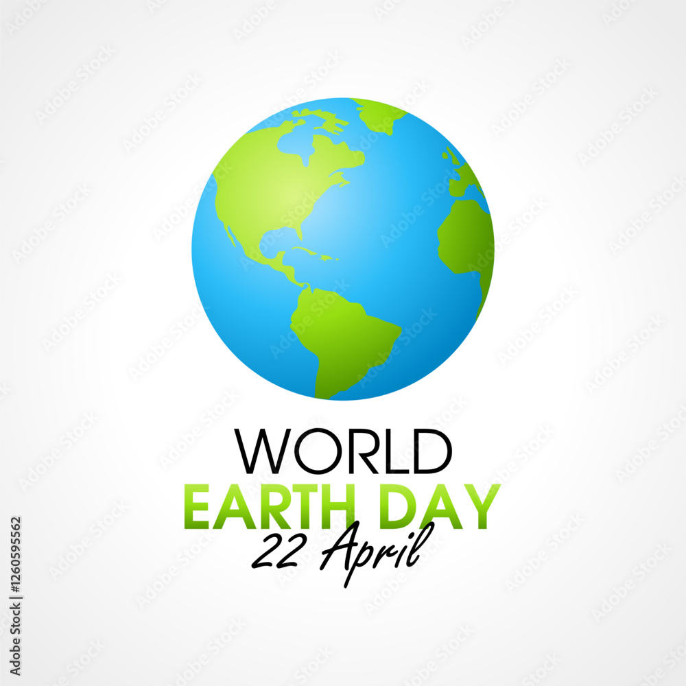 vector graphic of world earth day ideal for world earth day celebration. vector graphic of world earth day ideal for world earth day celebration.