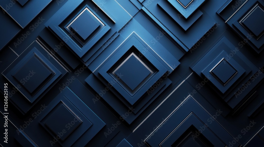 Trendy Blue background with futuristic motifs. Featuring white space in the center for text. Modern dark wallpaper ideal for design and banners. Simple geometric modern wallpaper. Trendy Blue background with futuristic motifs. Featuring white space in the center for text. Modern dark wallpaper ideal for design and banners. Simple geometric modern wallpaper.