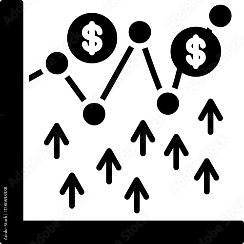 Dollar Cost Average Icon