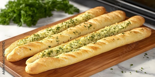Delicious Homemade Garlic Bread Baguettes