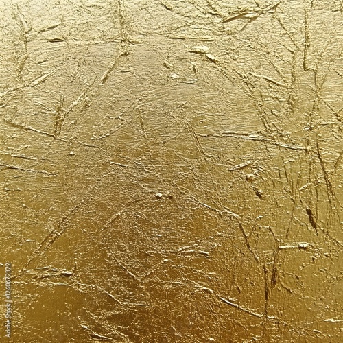 Abstract Gold Texture Background Luxury Metallic Foil Grunge Pattern