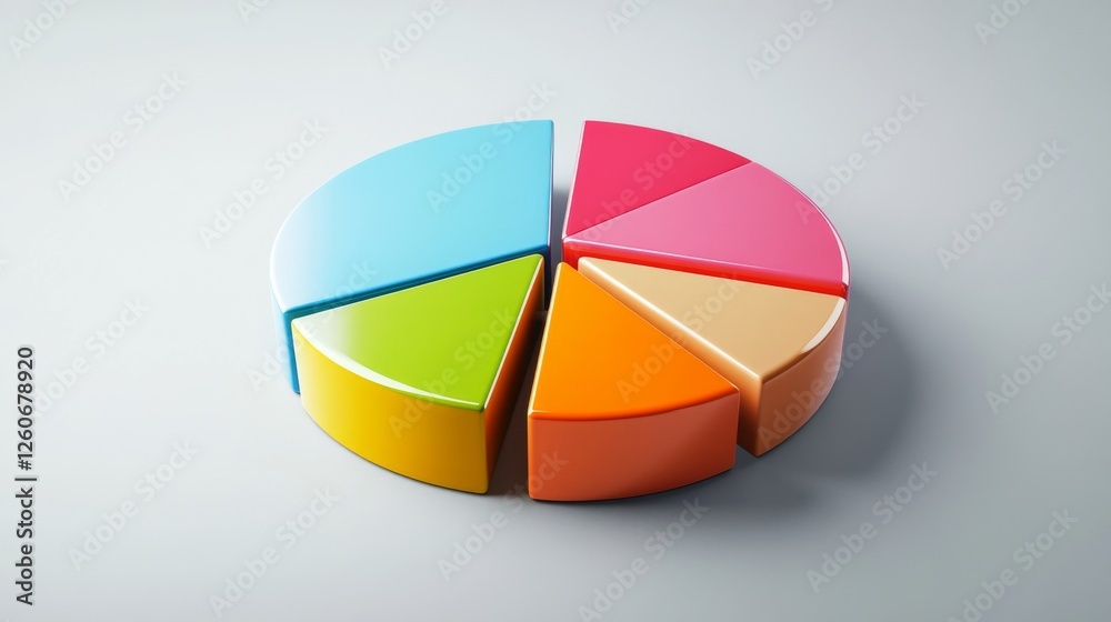 A professional pie chart depicting monthly expense distribution, with bright segments for categories like rent, groceries, and entertainment, set against a simple gray background. A professional pie chart depicting monthly expense distribution, with bright segments for categories like rent, groceries, and entertainment, set against a simple gray background.