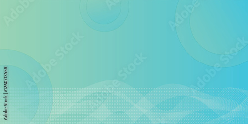 Modern banner background. full color, bright blue green gradation, wave eps 10
