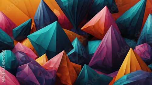 Create abstract 3D shapes, geometric patterns, and fluid designs with transparent backgrounds. Use bold colors, gradients, and metallic finishes to make them visually striking for modern branding and 
