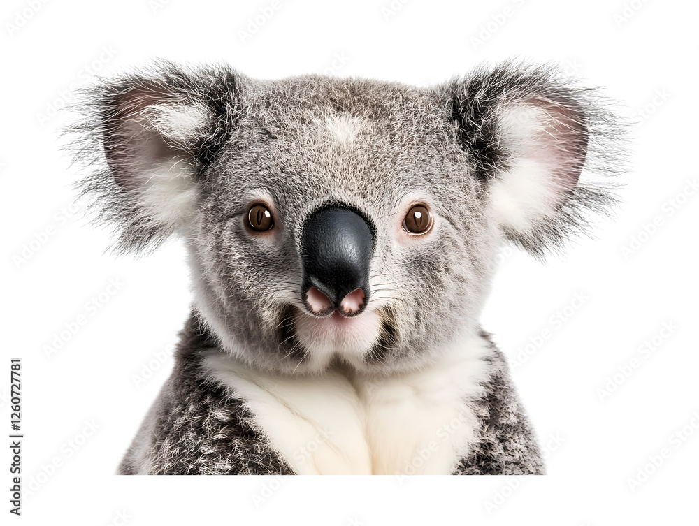 Obraz premium koala on white background 