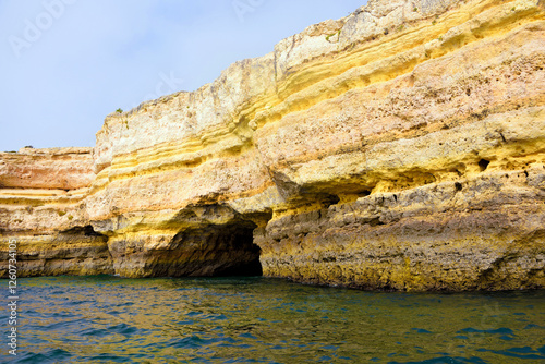 The Algarve Rocks Formation is a unique and stunning natural wonder located in the coastal town of Porches Portugal