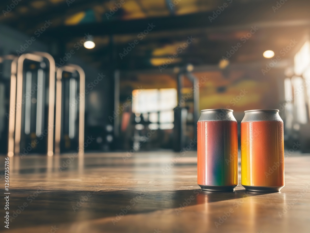 Two Refreshing Energy Drinks at the Gym, Post-Workout Hydration Boost Two Refreshing Energy Drinks at the Gym, Post-Workout Hydration Boost