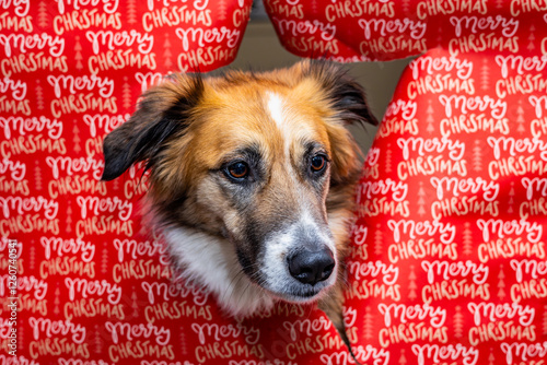 Unwrapping the Holidays: Dog Breaks Through!