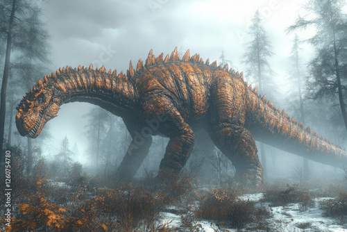 A Talarurus Dinosaur Grazin...