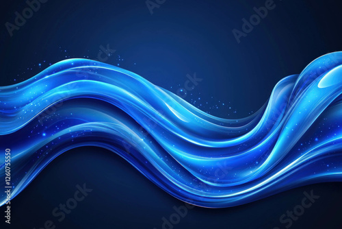 Blue Abstract Tech Background