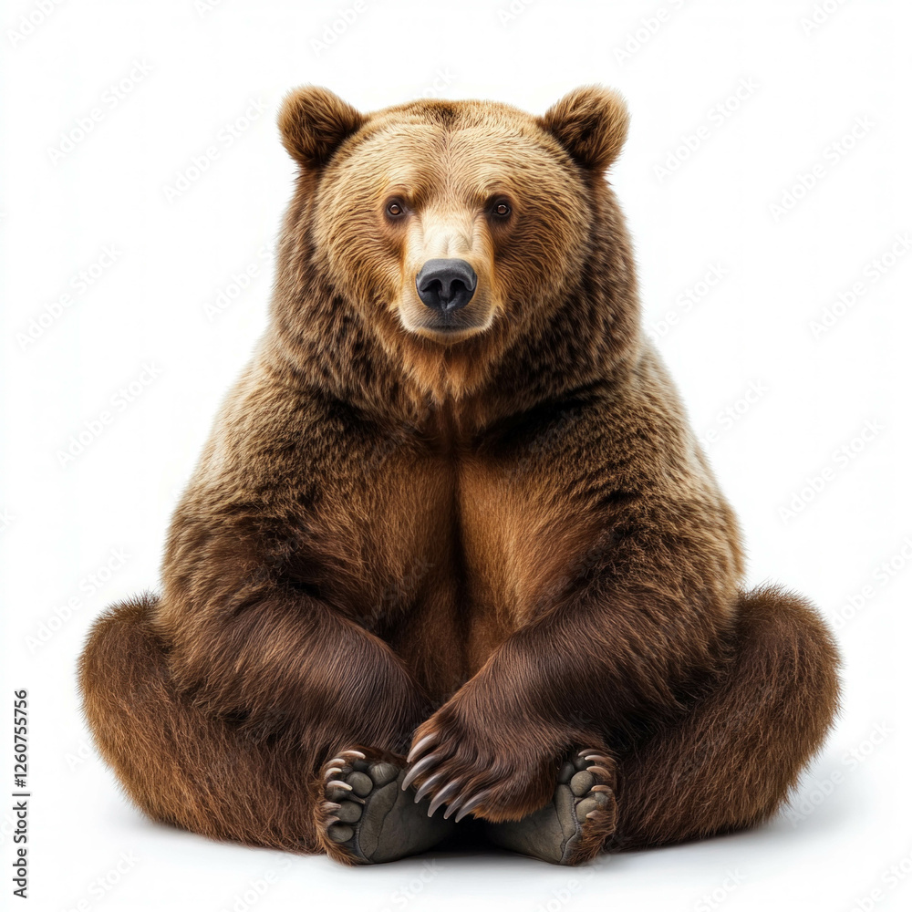 Obraz premium Brown Bear Isolated