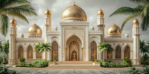 Wallpaper Mural Sheik Zayed Grand Mosque in Abu Dhabi Torontodigital.ca