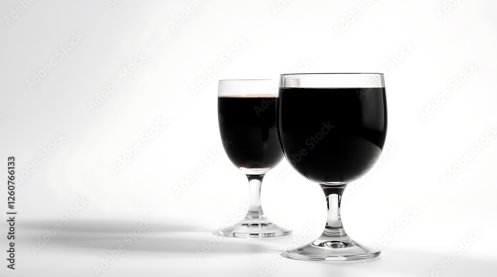 Fototapeta premium Cocktail Collection Isolated on White Background