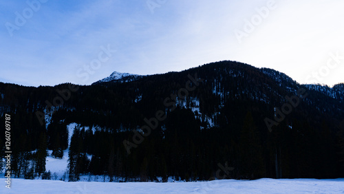 Winter in the mountains