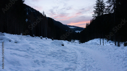 Winter in the mountains