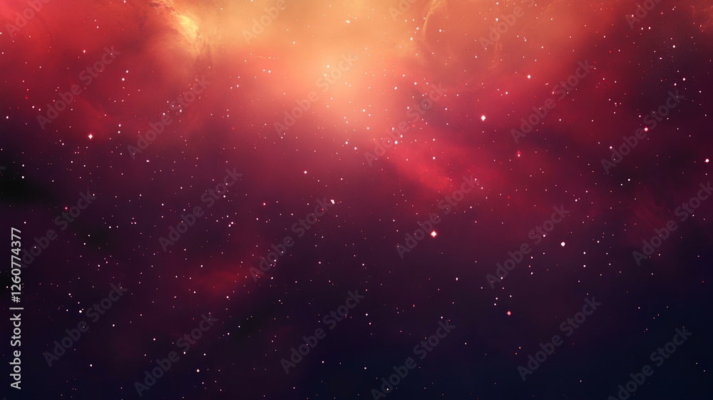 Naklejka premium abstract space background with stars