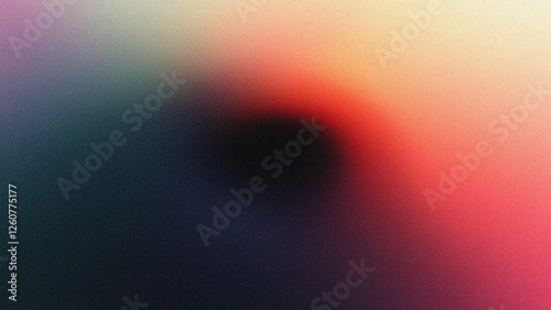 鮮やかなネオンカラーのグラデーションとメタリックな質感のテクスチャー背景素材