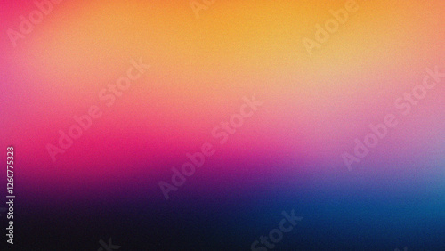 鮮やかなネオンカラーのグラデーションとメタリックな質感のテクスチャー背景素材