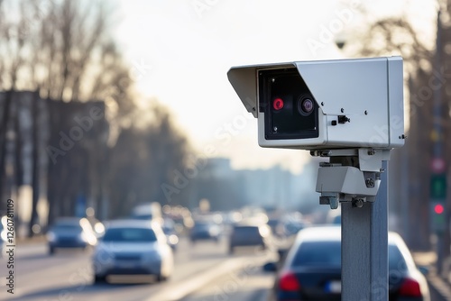 Wallpaper Mural A speed camera system for recording speeding cars. Torontodigital.ca